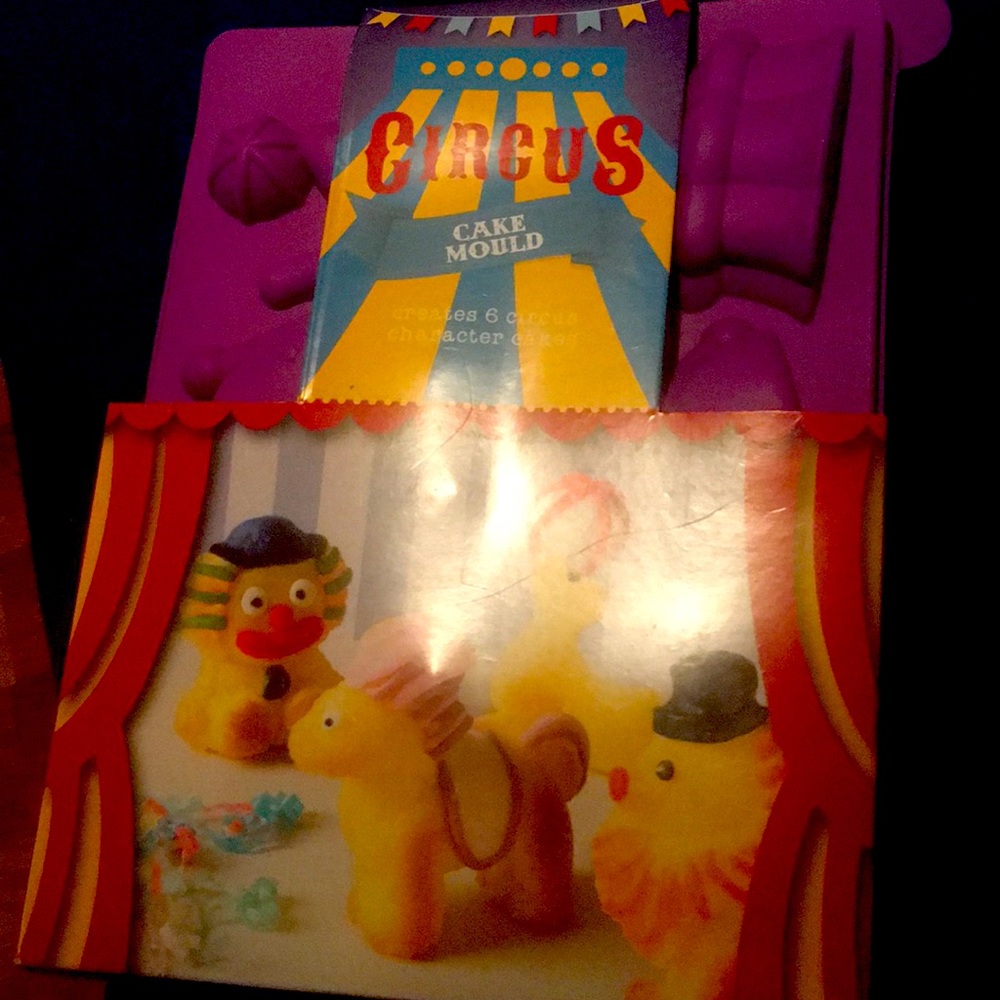 Circus 3D cake moulds